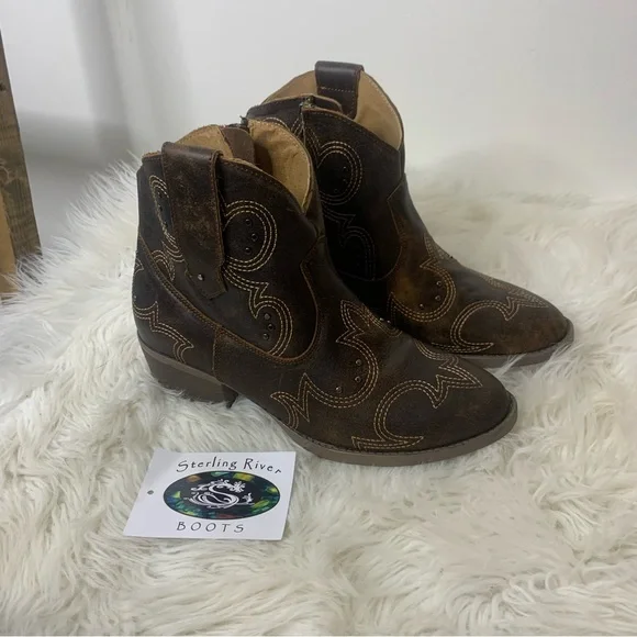 Sterling River Short Cowgirl boots - Picture 2 of 10